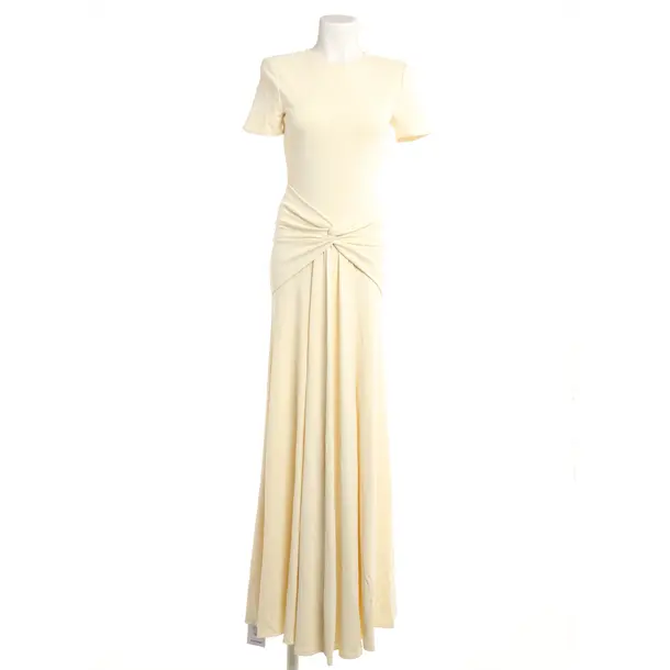Cocktail Dress, in Pastel Yellow, Viscose, Roland Mouret