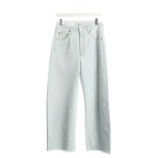 Jeans Straight Fit, in Hellblau, Baumwolle, Agolde