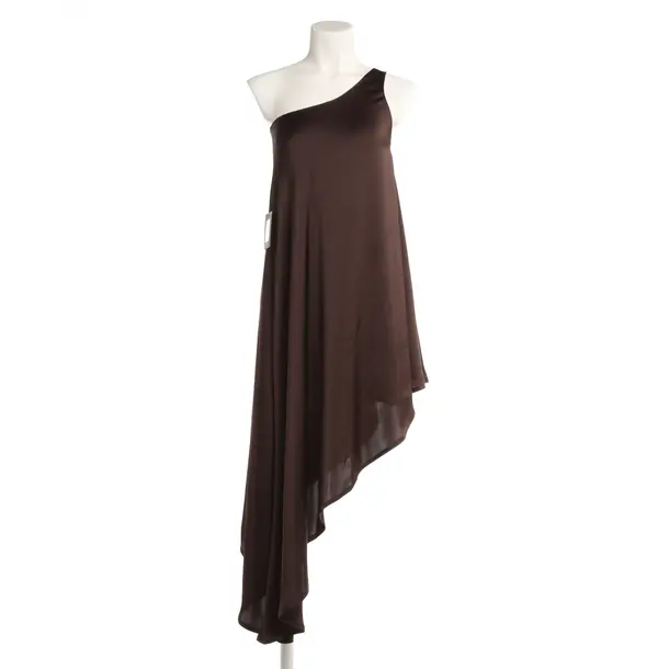 Cocktail Dress, in Dark Brown, Polyester, Norma Kamali