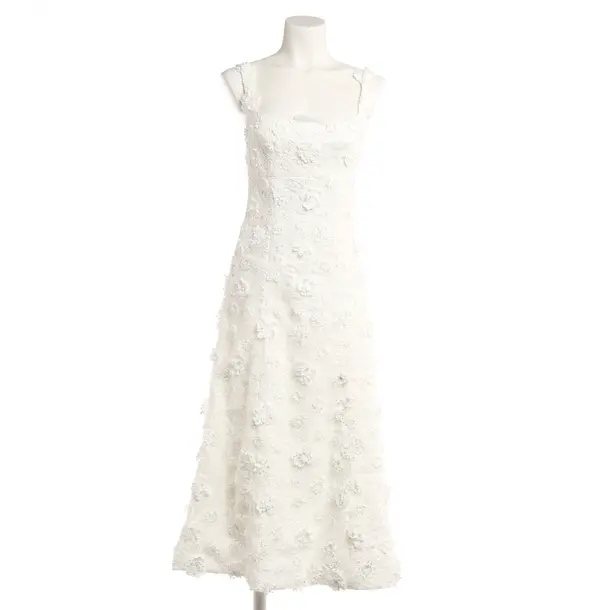 Cocktail Dress, in White, Polyester, Leo Lin
