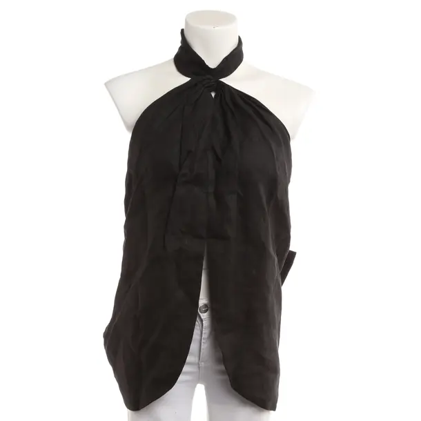 Top, in Black, Linen, Faithfull