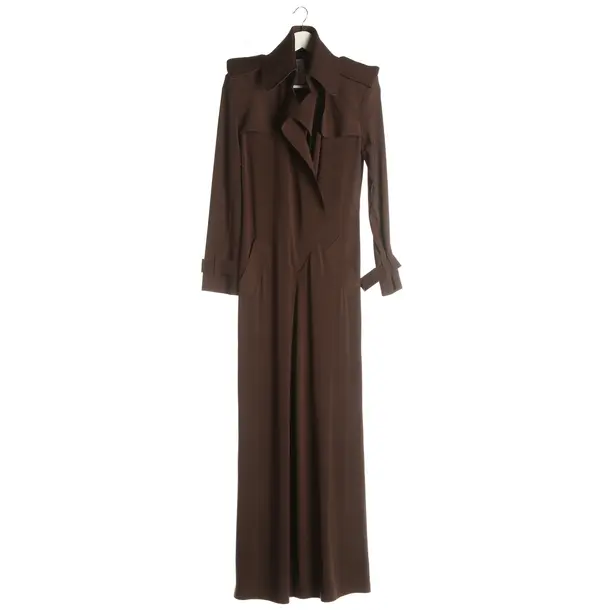 Overall, in Dark Brown, Polyester, Norma Kamali