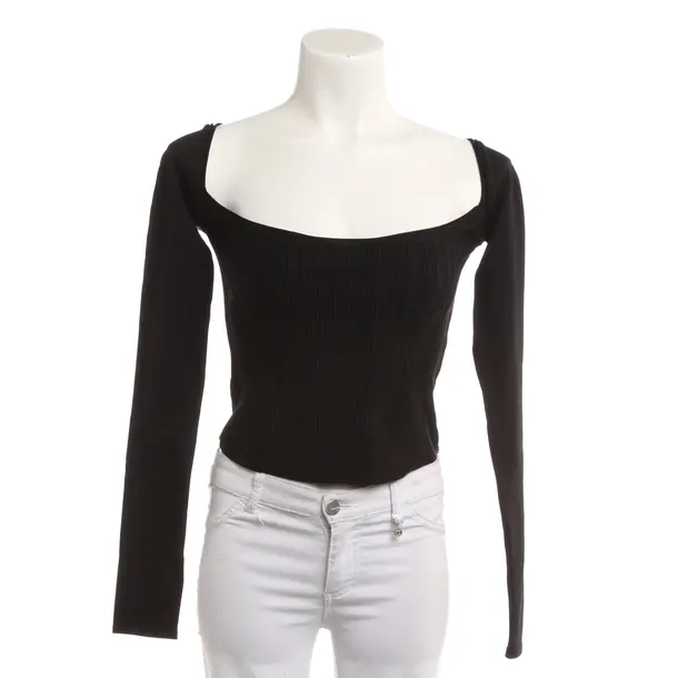 Longsleeve, in Schwarz, Viskose, Mugler