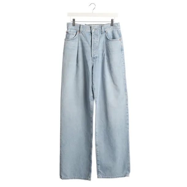 Jeans Straight Fit, in Hellblau, Baumwolle, Agolde