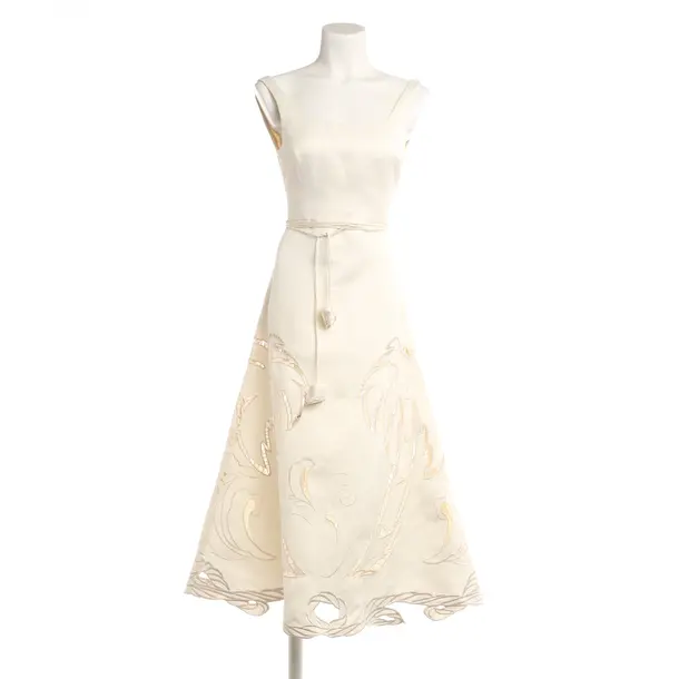 Cocktail Dress, in Beige, Polyester, Leo Lin