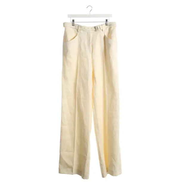 Pants, in Beige, Linen, Gabriela Hearst