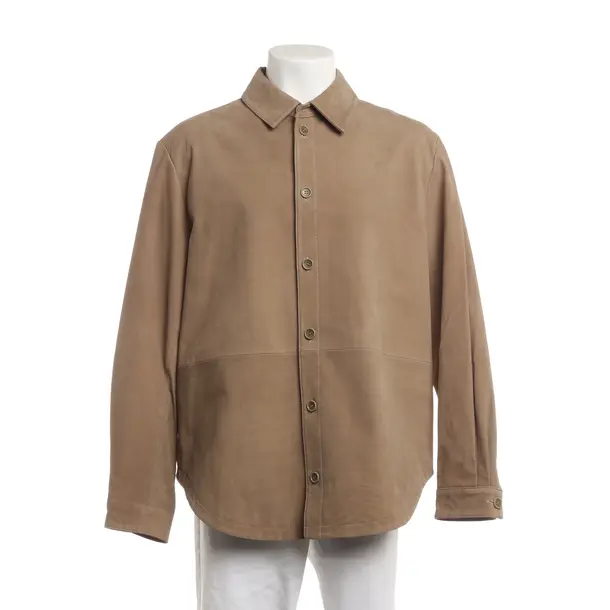 Leather Jacket, in Light Brown, Leather, Entire Studios
