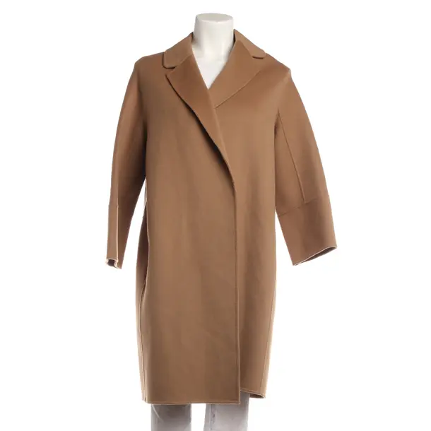 Cappotto mezza stagione, in Marrone chiaro, Lana, Max Mara
