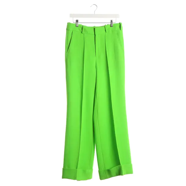 Pantaloni, in Verde neon, Lana, Christopher Kane