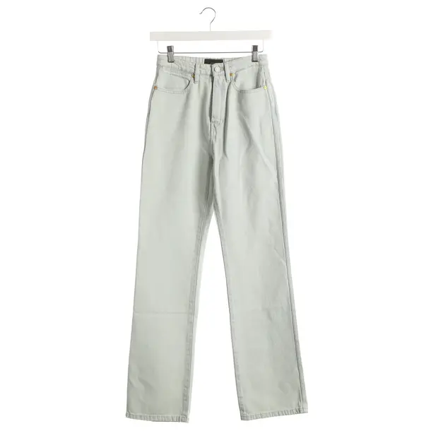 Straight Fit Jeans, in Light Blue, Cotton, Joseph