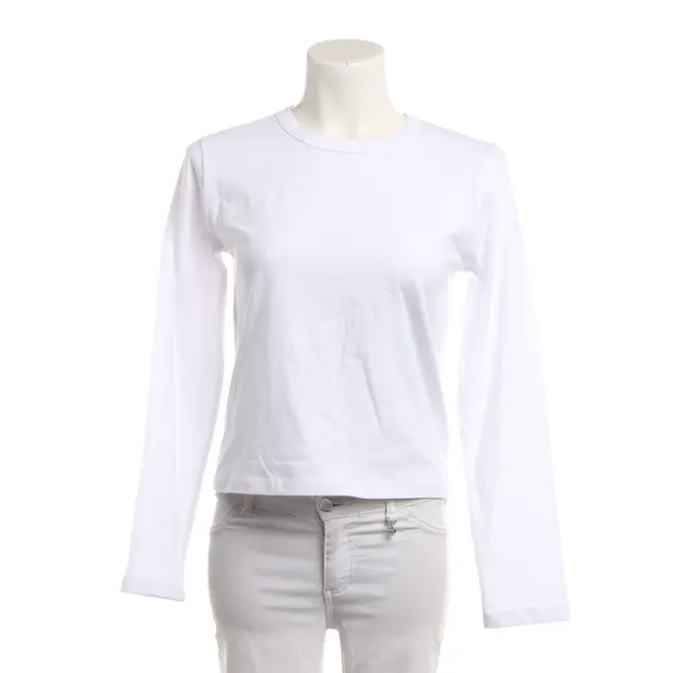 Long Sleeve Shirt, in White, Cotton, Leset