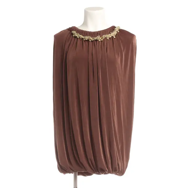 Cocktailkleid, in Braun, Acetat, Xu Zhi