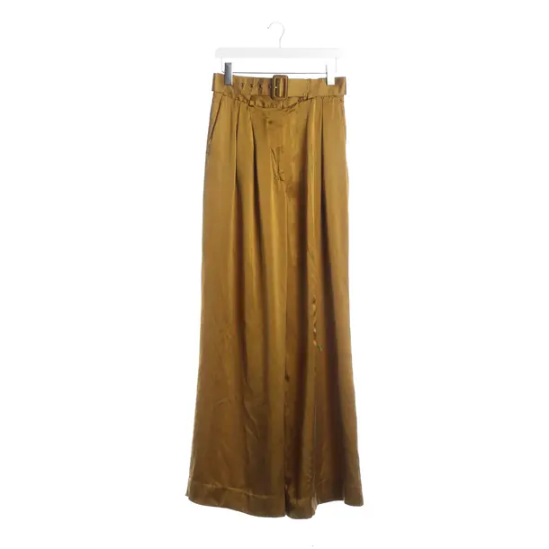Pants, in Gold, Silk, Zimmermann