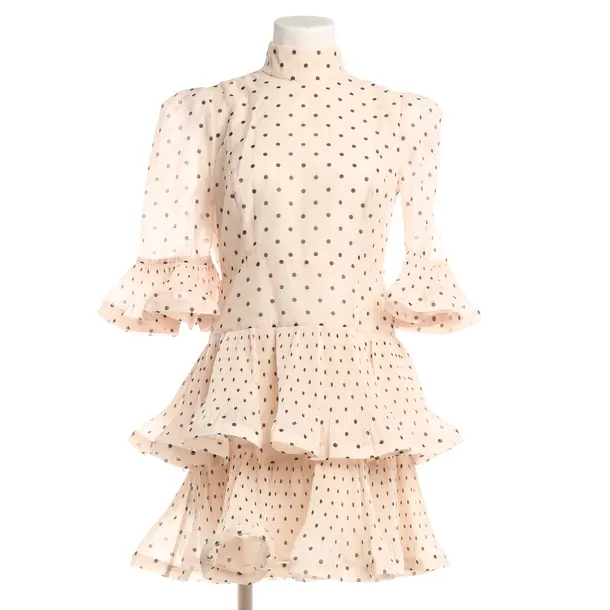Cocktailkleid, in Nude, Polyester, Zimmermann