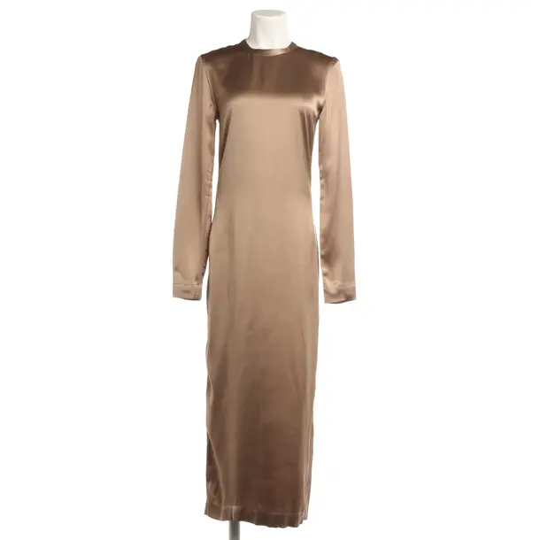 Cocktail Dress, in Light Brown, Viscose, Totême