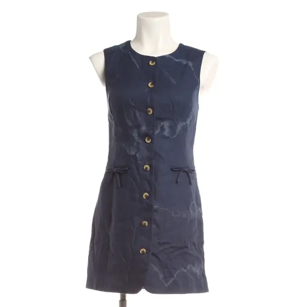 Kleid, in Blau, Leinen, Posse