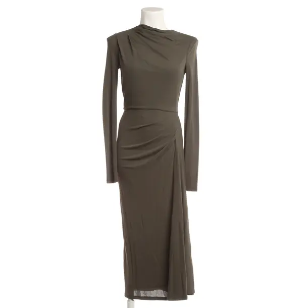Cocktailkleid, in Dunkelgrün, Viskose, Erdem