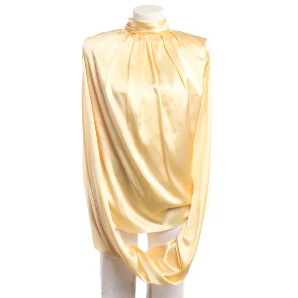 Bluse, in Gold, Seide, Mugler