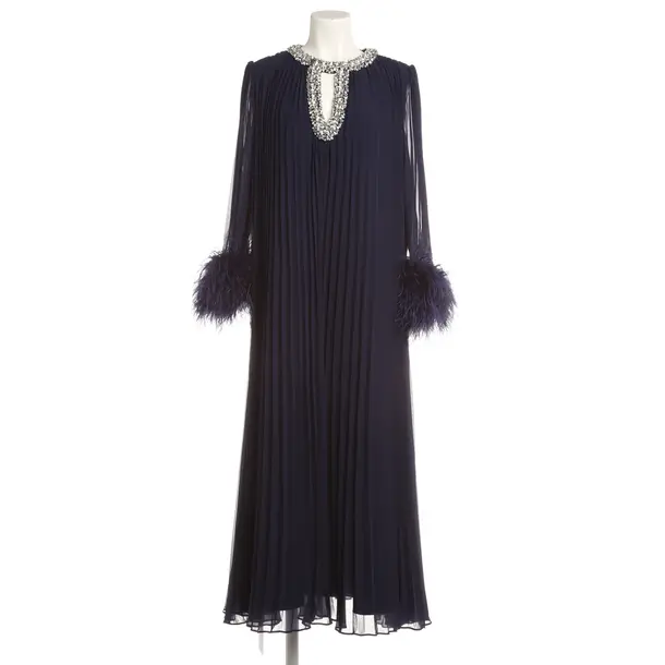 Cocktail Dress, in Navy, Polyester, self-portrait