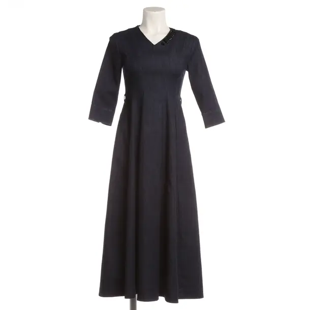 Kleid, in Navy, Baumwolle, Max Mara