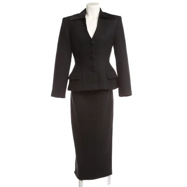 Kleid, in Schwarz, Wolle, self-portrait