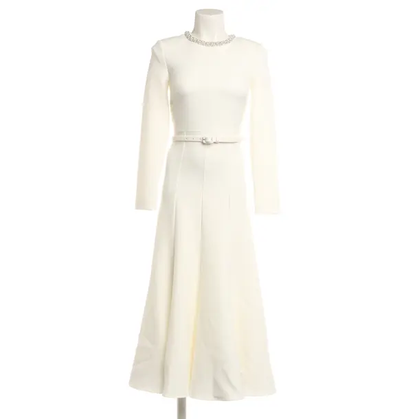 Cocktail Dress, in White, Polyester, Roland Mouret