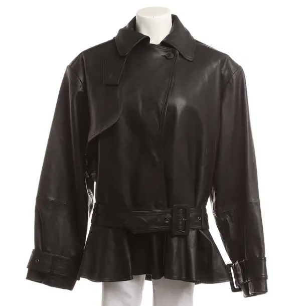 LeatherJacket, in Black, Leather, Rotate Birger Christensen