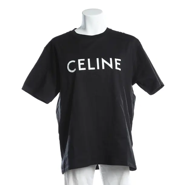 Shirt, in Black, Cotton, Céline