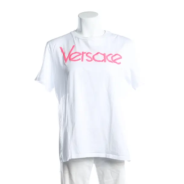 Shirt, in White, Cotton, Versace