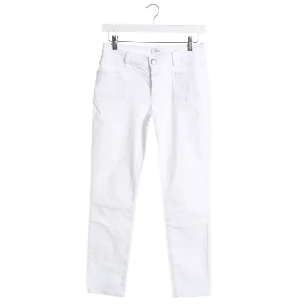 Jeans, in White, Cotton, Closed