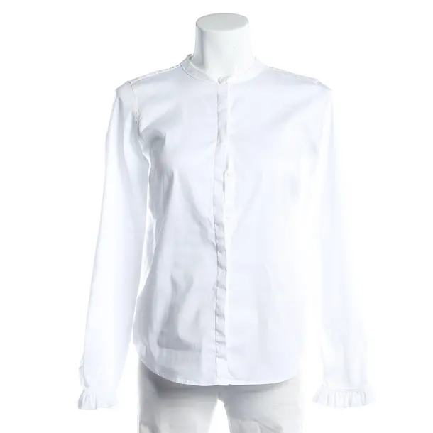 Blouse, in White, Cotton, Mos Mosh
