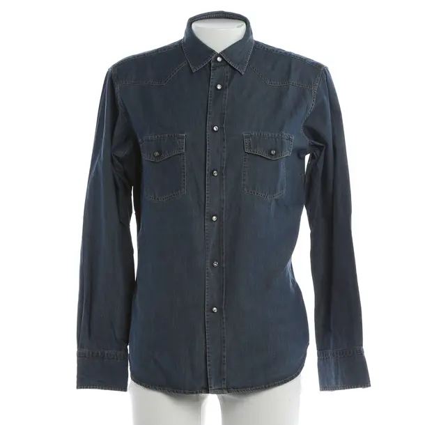 Denim Shirt, in Blue, Cotton, Brioni