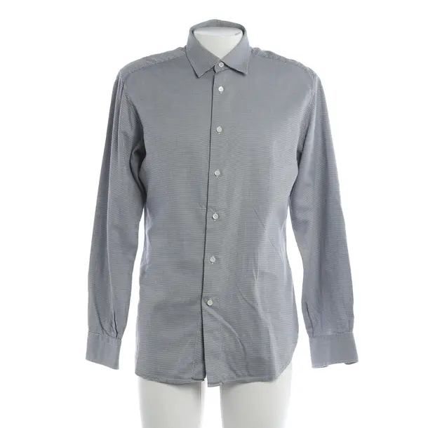 Shirt, in Blue, Cotton, Brioni