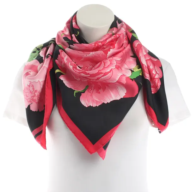 Shawl, in Multicolored, Silk, Hermès