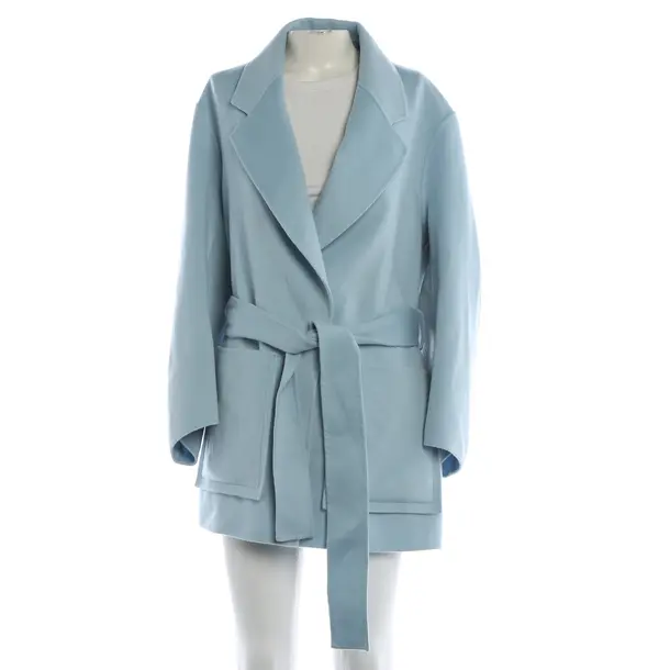 Mid-Season Jacket, in Light Blue, Wool, Dorothee Schumacher