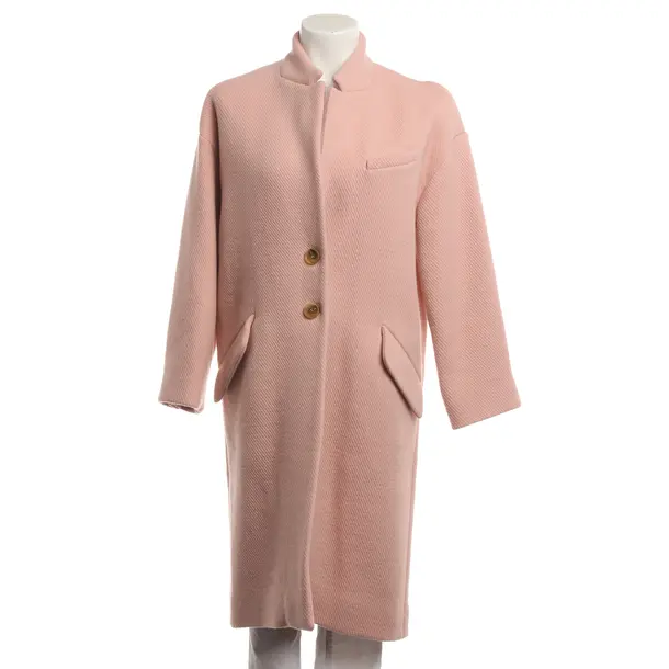 Mid-Season Coat, in Light Pink, Wool, Ba&sh