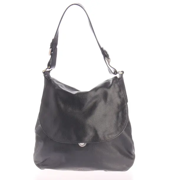 Schultertasche, in Schwarz, Leder, Prada