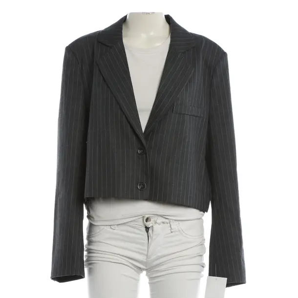 Blazer, in Gray, Wool, Mrs & Hugs
