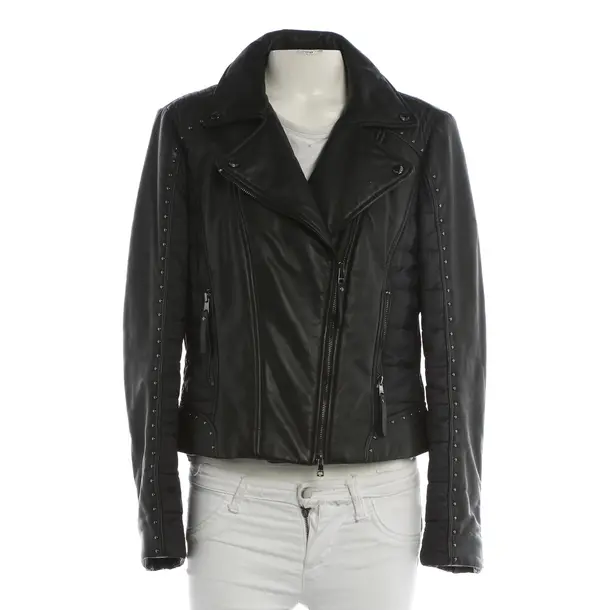 Lederjacke, in Schwarz, Leder, Marc Cain Sports