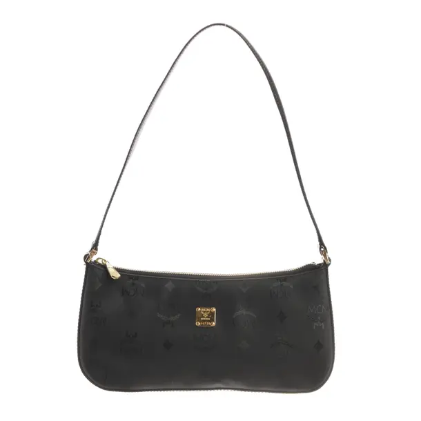 Schultertasche, in Schwarz, Polyamid, MCM