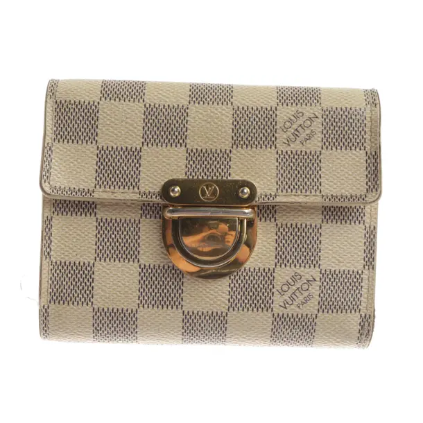 Wallet, in Beige, Leather, Louis Vuitton
