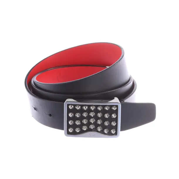 Gürtel, in Schwarz, Leder, Christian Louboutin