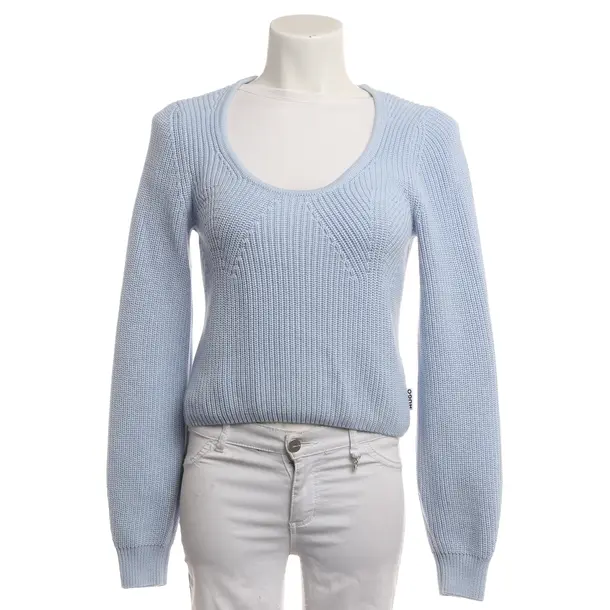 Maglione, in Blu, Cotone, Hugo Boss Etichetta Rossa
