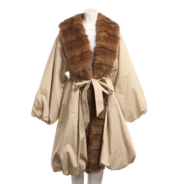 Mid-Season Coat, in Camel, Polyester, Rotate Birger Christensen