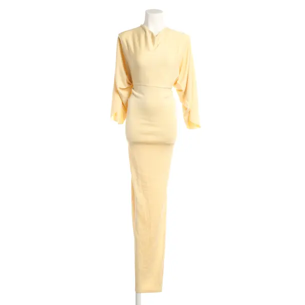 Cocktailkleid, in Pastellgelb, Seide, Aya Muse