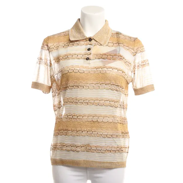 Polo Shirt, in Beige, Viscose, Missoni