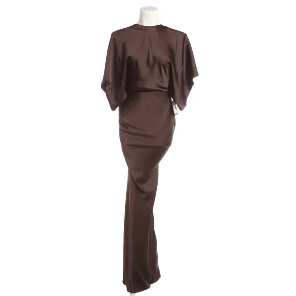 Cocktail Dress, in Dark Brown, Polyester, Norma Kamali