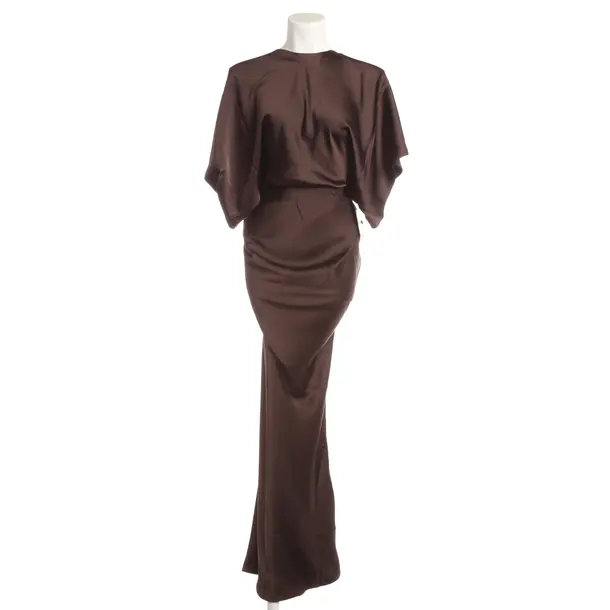 Cocktailkleid, in Dunkelbraun, Polyester, Norma Kamali