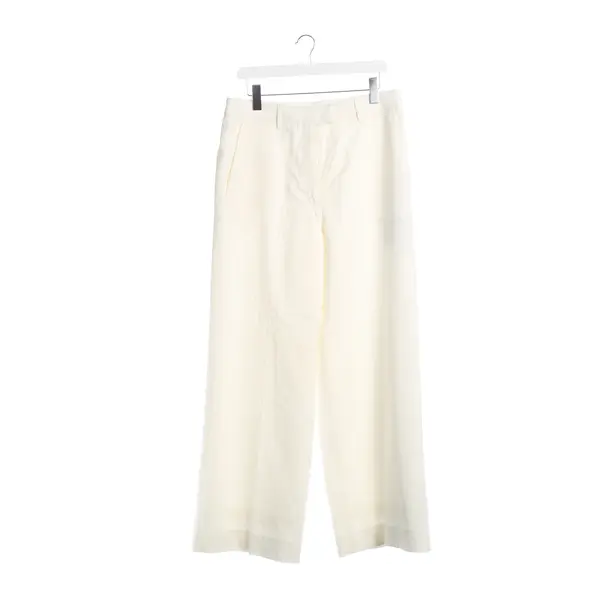 Pantaloni, in Bianco, Viscosa, Negozio Frankie