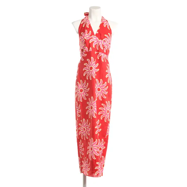 Kleid, in Rot, Leinen, Cala de la Cruz